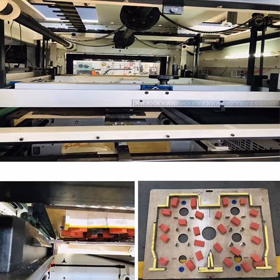 Automatic Wide Format Flatbed Cardboard Paper Usage Die Press Cutting Cutter Box Carton Die