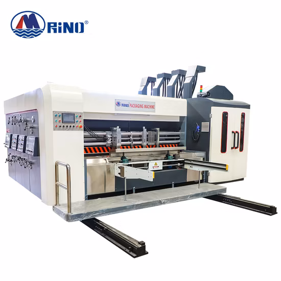 High Speed Rotary Die Cutting Machine Corrugated Cardboard Slotting Machine Carton Printer Die Cutter Slotter