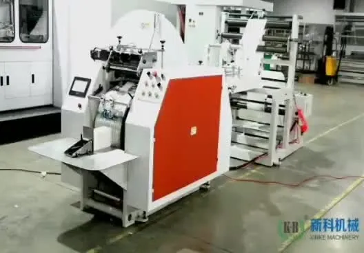High Speed V Bottom Food Paper Bag Making Machine