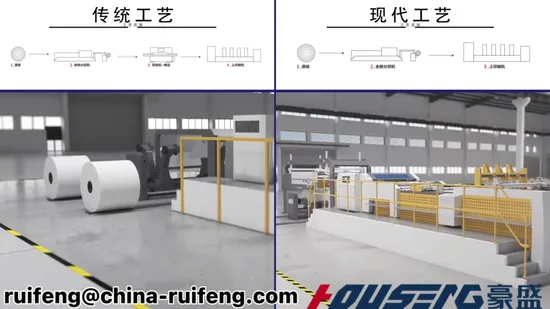 High Precision Rotary Paper Sheeter with Double Spiral Knife 400cuts 