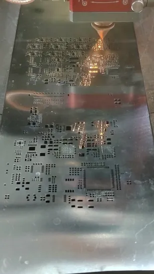 High Precision 0.2mm Stainless Steel Stencil Sheet Metal Laser Cutting Machine for SMT PCB Cutting Machine 