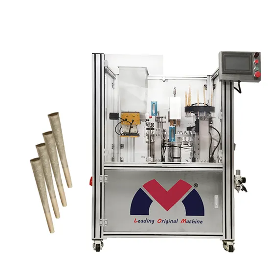 Dry Flower Infused Pre Roll Machine Cone Filling Machine Twisting Folding Tamping 84mm 98mm and 109mm Pre Roller Machine 