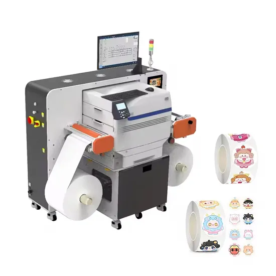 Roll to Roll Digital Label Printing Machine UV Label Printer for Sale 
