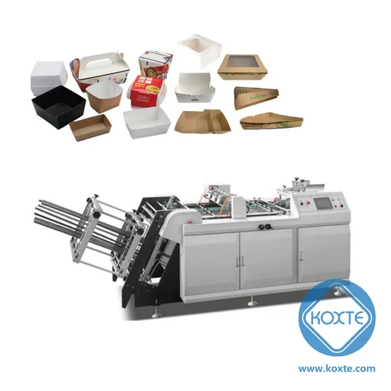 Hamburger/Burger/Lunch Paper Box, Kfc, Macdonald′s Fast Food/Pizza Box, Paper Tray Bag Cup Plate Making/Forming Machine, Paper Carton Box Erecting Machine 