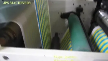 Automatic Label Flexo Printing Machine with Laminating+Rotary Die Cutting Slitting+Sheeting Station/Paper Cup/ Film Sticker Flexographic Printer Cutter Slitter 