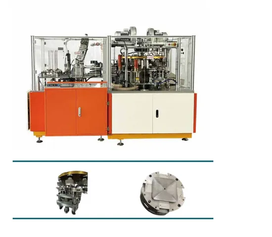 Disposable Box Cup Square Salad Soup Bowl Making Machine Paper Food Packing Containers Forming Machinery 