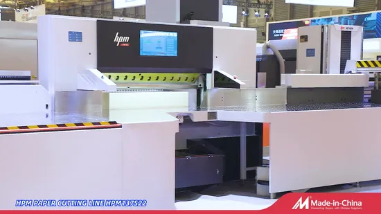 Professional Single Blade Hydraulic Sheeting Guillotine High Quality Program Control Paper Cutter 