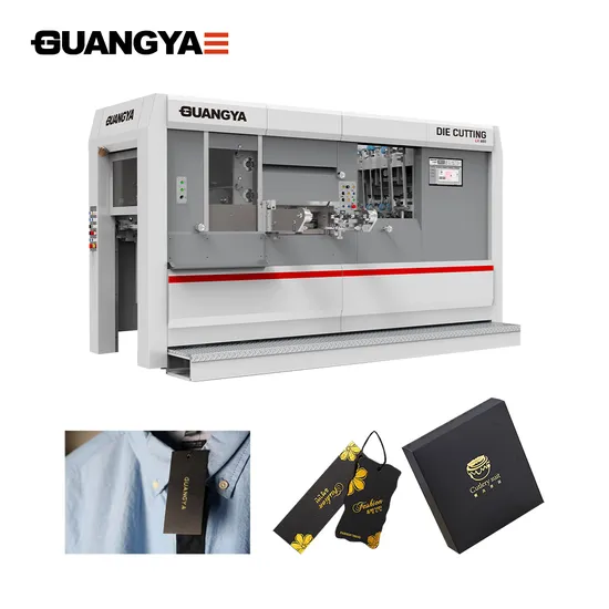 Automatic Hot Foil Stamping and Die Cutting Machine with Paper Size 600*540mm for Label Hangtag (LK60MT) 