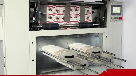 Flexographic Aluminum Foil Plastic Paper Cup Film Label Roll Cold Stamping Laminating Die Cutting Punching Slitting Color Flexo Printing Machine 