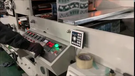 Label Flexo Printing Machine with Rotary Die Cutting Machine 