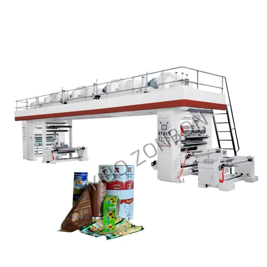 Roll to Roll Plastic Film with Paper Dry Laminating Machine 